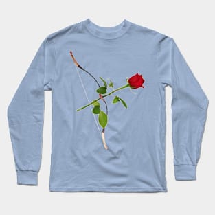 Lovely Bow and Arrow-Rose/ Valentine's Cupid/Multicolor Long Sleeve T-Shirt